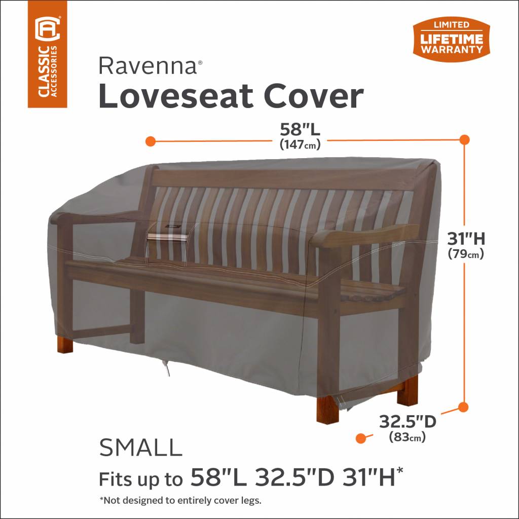 Garden bench cover 147 x 83 H: 79 cm