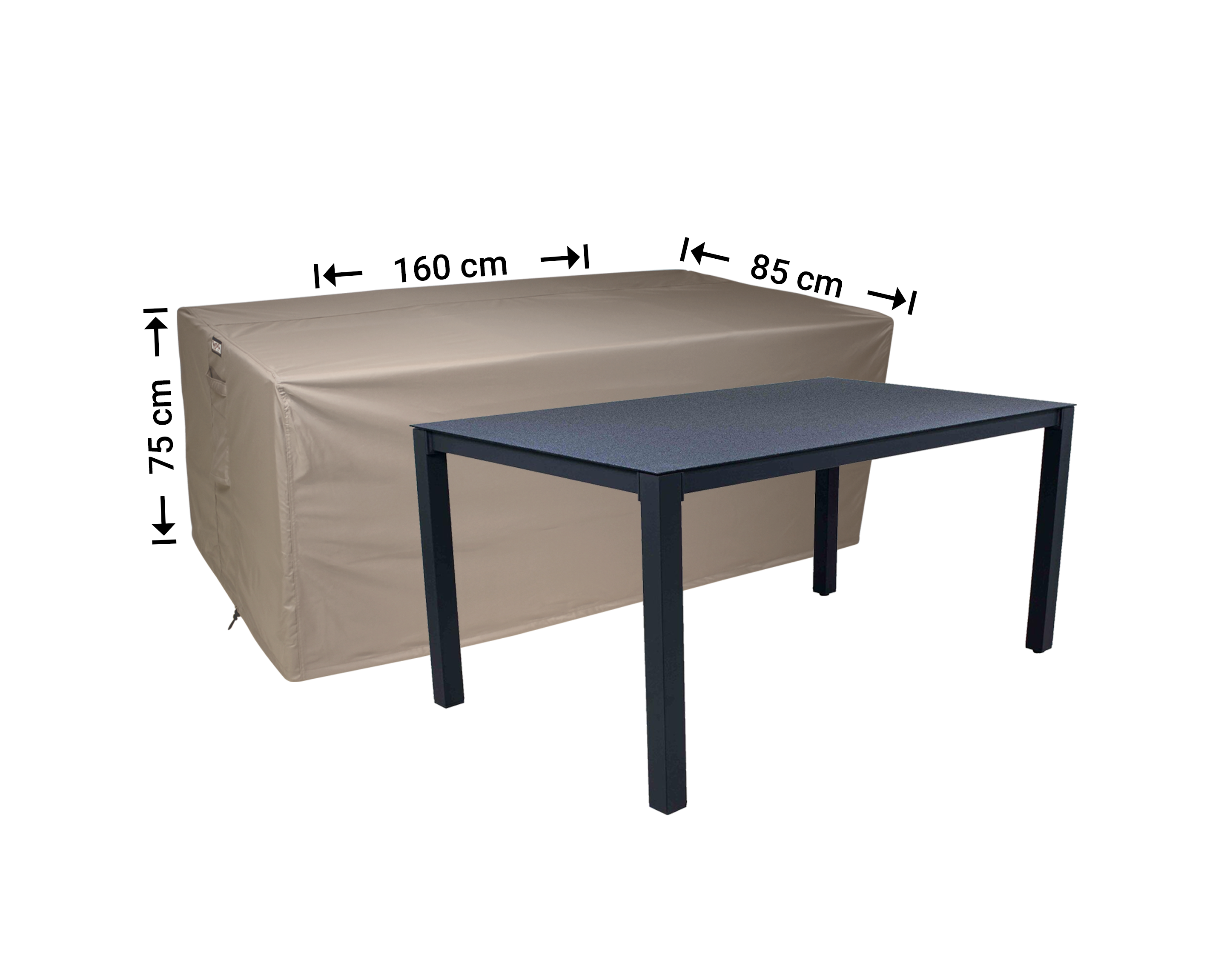 Outdoor table cover 160 x 85 H: 75 cm Outdoor table cover 160 x 85 H: 75 cm