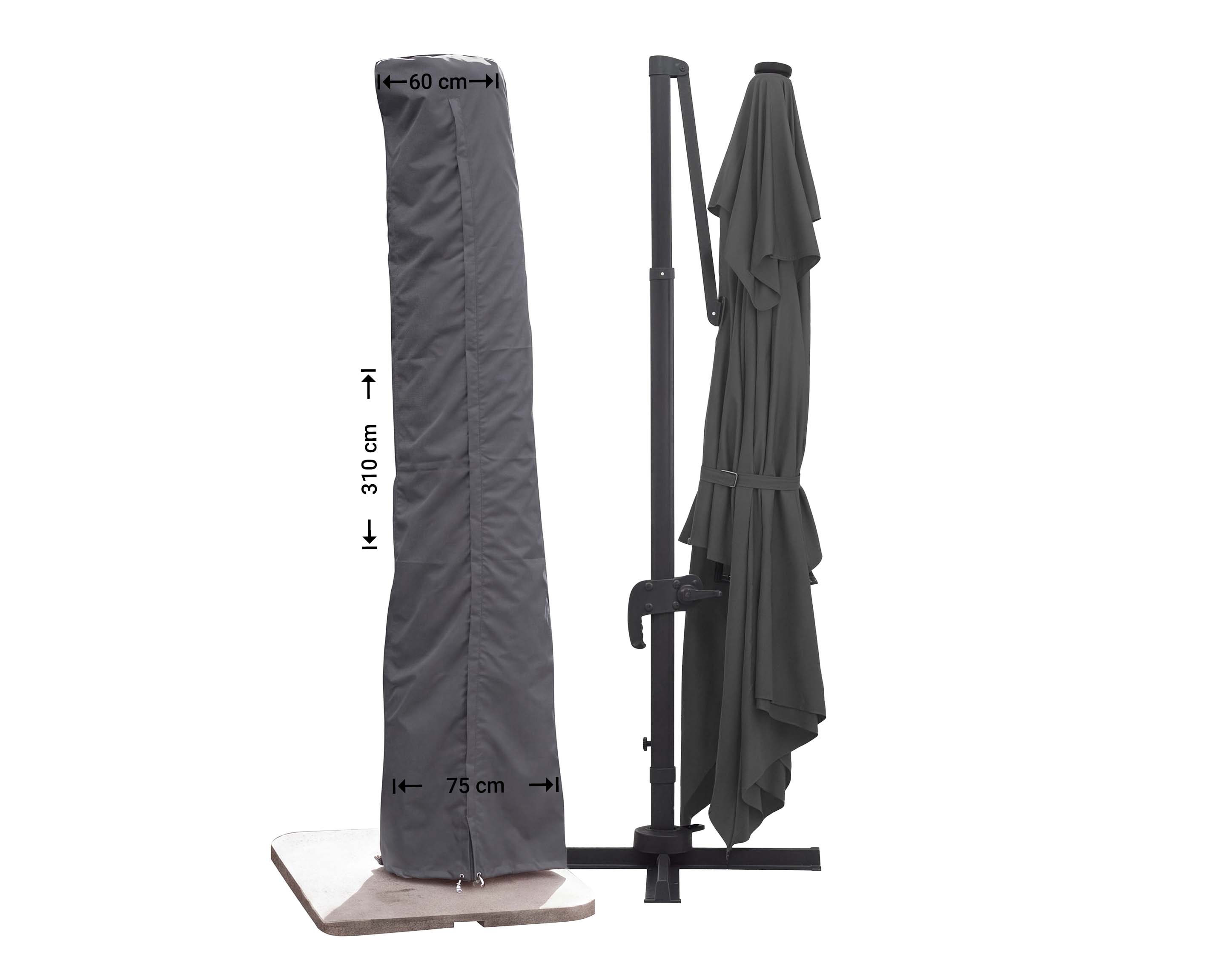 Raffles Covers parasol cover for centre pole and cantilever parasols