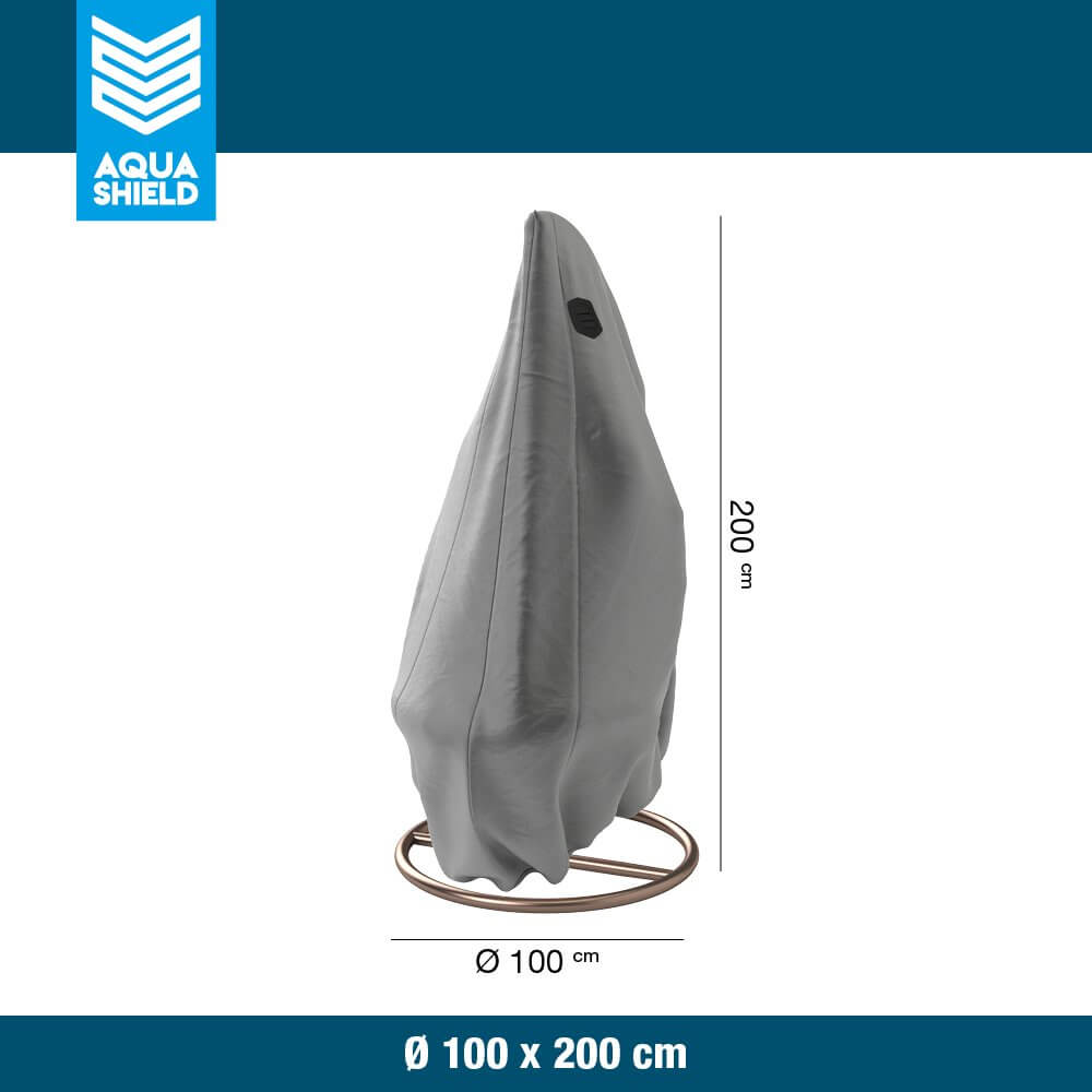 Swing egg or hanging basket chair cover Ø 100 cm H: 200 cm