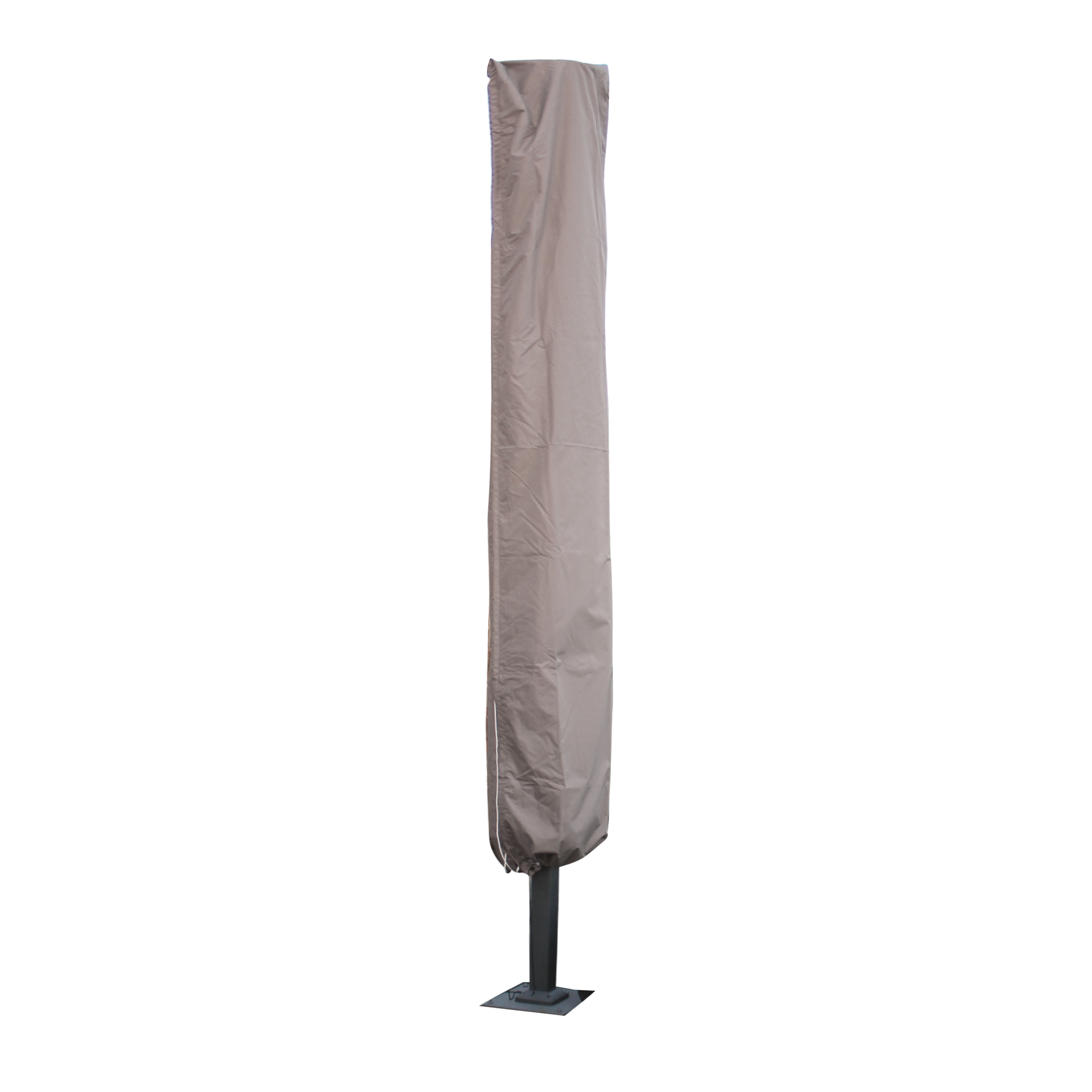 RUS385_plain Grote rechte parasol hoes 385 cm hoog