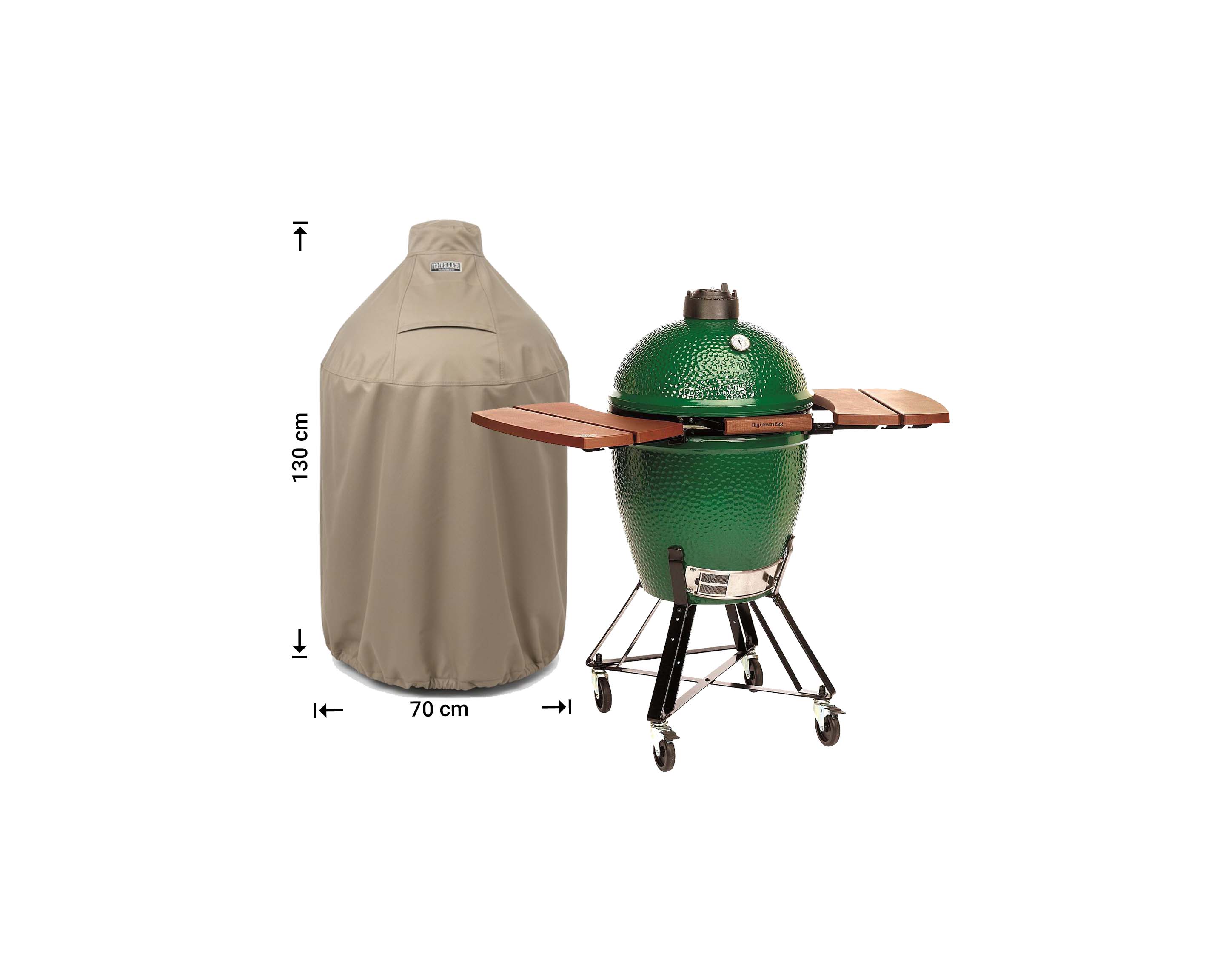 Raffles Covers round Kamado Cover for Big Green Egg & Ceramic Grills