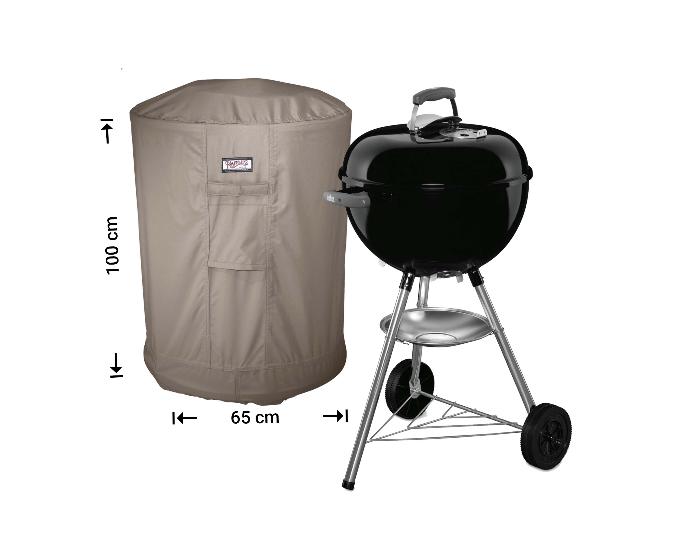 Cover for BBQ Ø 65 cm H: 100 cm Cover for BBQ Ø 65 cm H: 100 cm