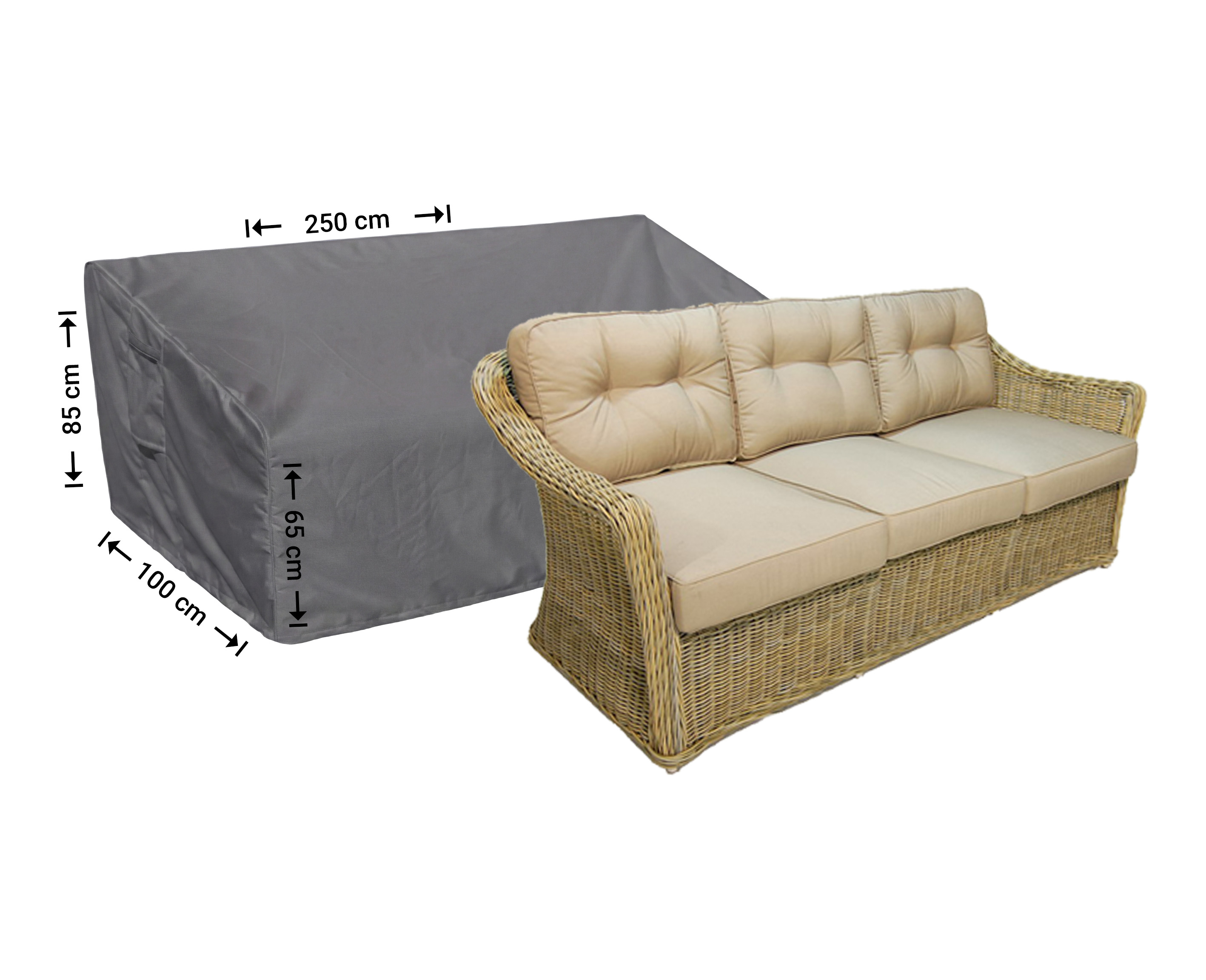 Raffles Covers shaped lounge sofa cover