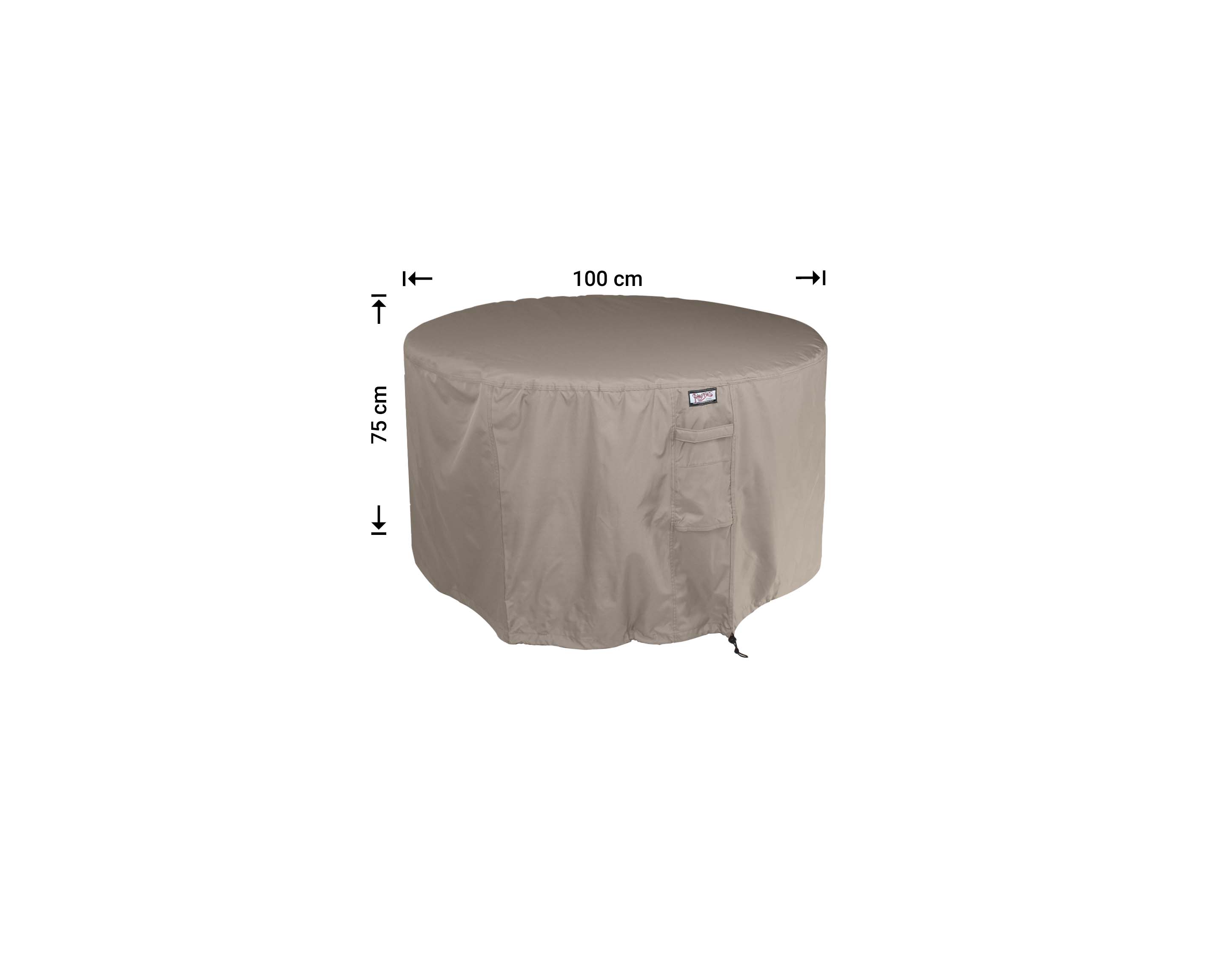 Cover for round furniture set Ø 100 cm & H: 75 cm Cover for round furniture set Ø 100 cm & H: 75 cm