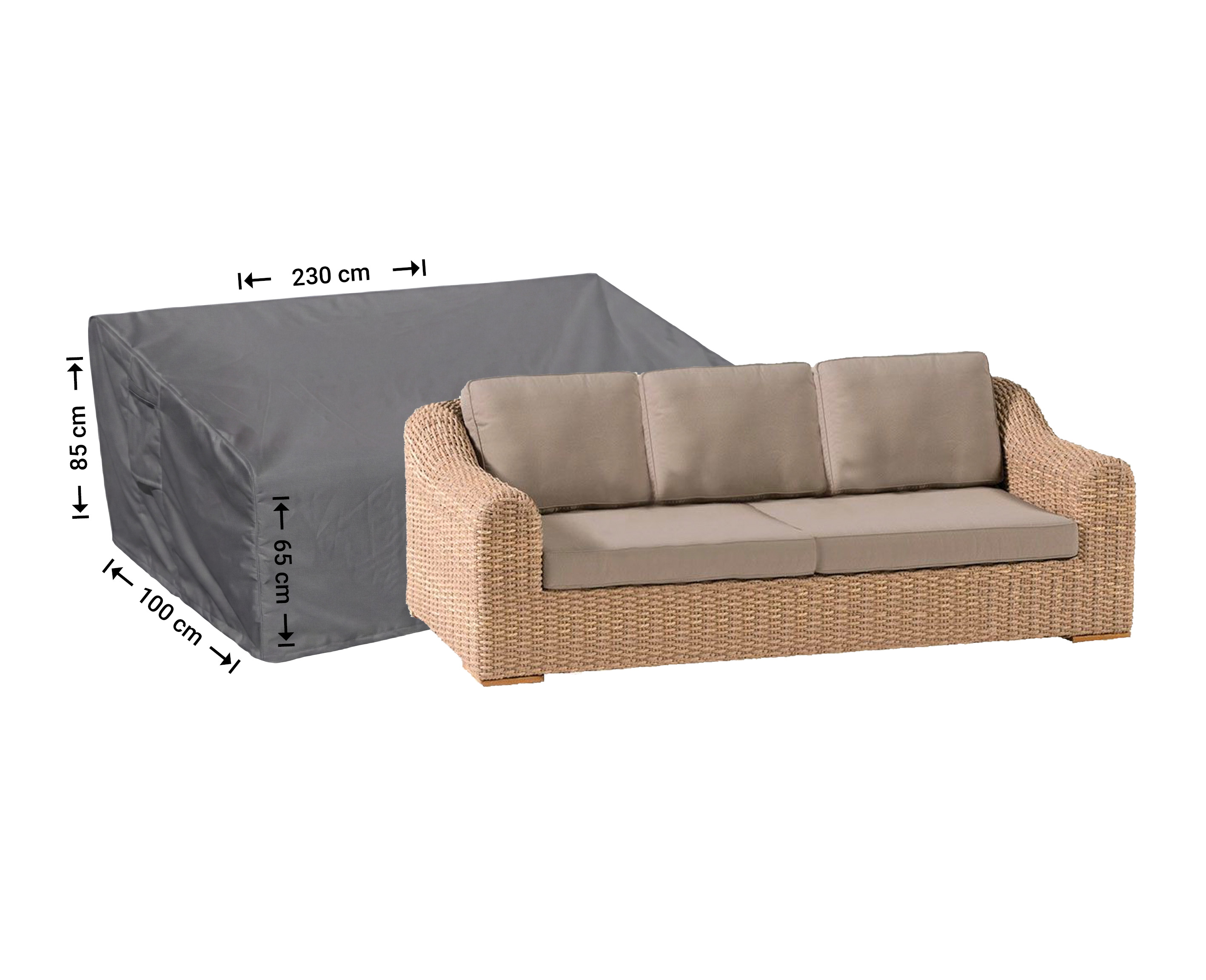 Raffles Covers shaped lounge sofa cover